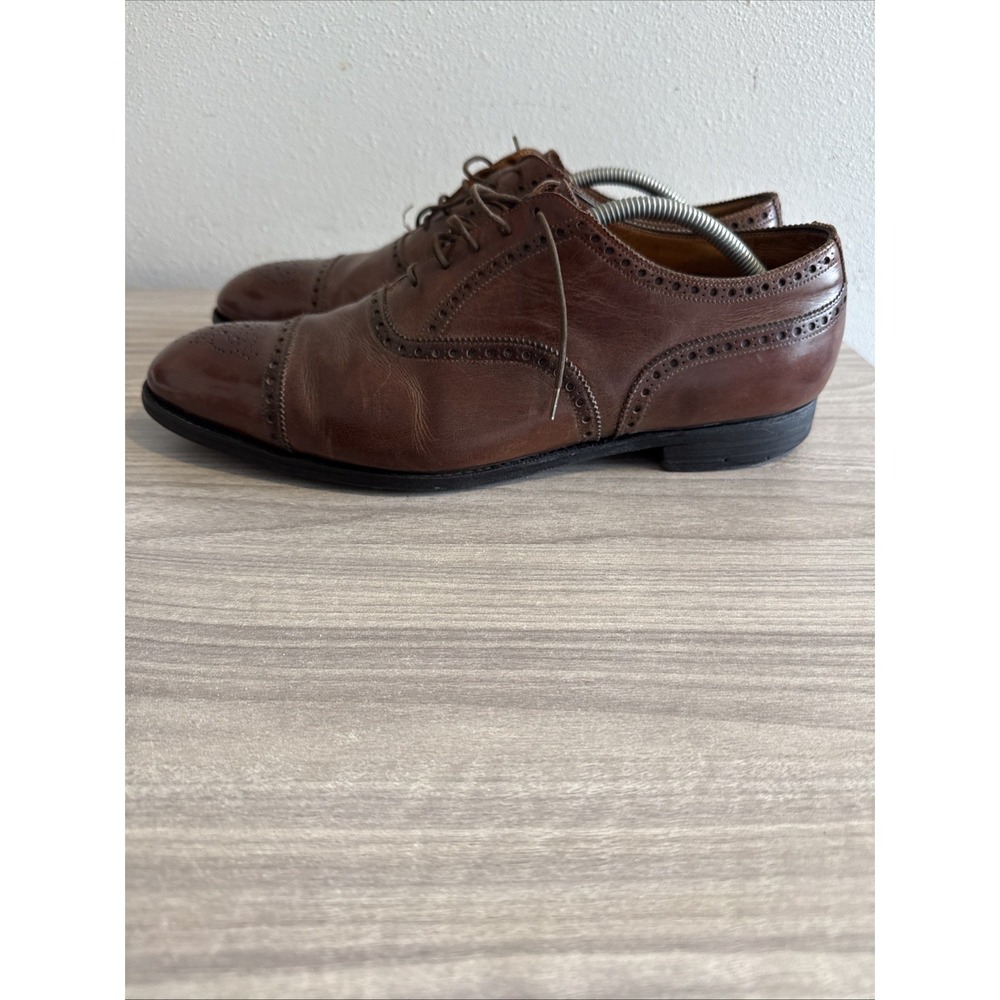 Edward Green Oxford Loafers Brown Leather Dress Shoes Men's Sz 11.5 England